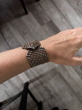 Sergio Gutierrez Liquid Metal mesh bracelet vintage